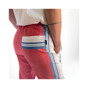 Nairobi Red Kikoy Bahari Trousers