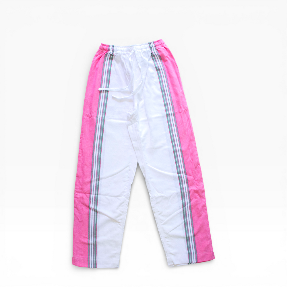 Malindi White Kikoy Bahari Trousers