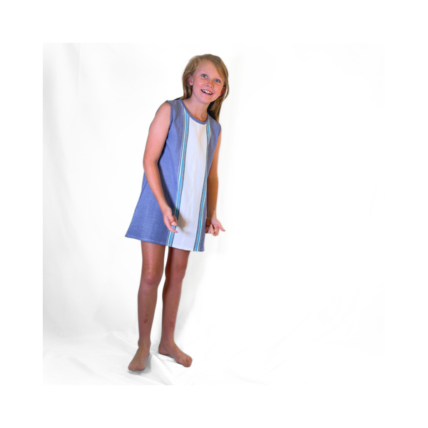 Tatu Blue Toto Kikoy Sundress