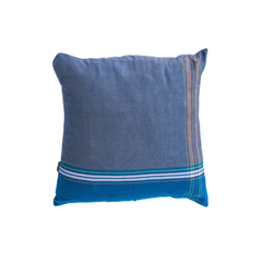 Kilifi Blue Small Kikoy Cushion