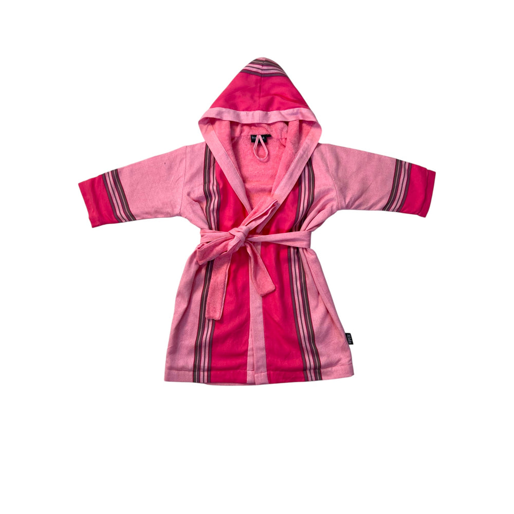 Malindi Pink Towel-lined Toto Kikoy Robe
