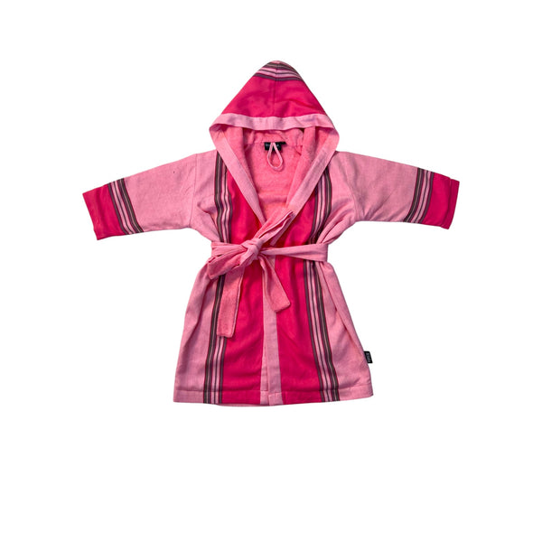 Malindi Pink Towel-lined Toto Kikoy Robe