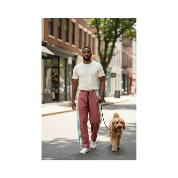 Nairobi Red Soil Kikoy Bahari Trousers
