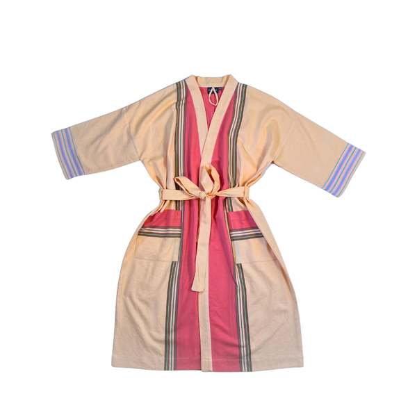 Malindi Peach Kikoy Robe