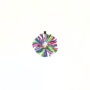 Tanga Violet Kikoy Hair Scrunchie