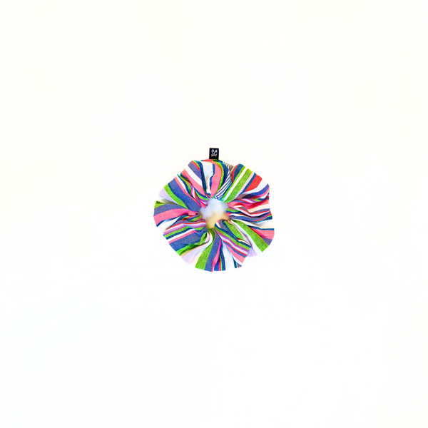 Tanga Violet Kikoy Hair Scrunchie