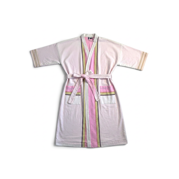 Shela Pink Kikoy Towel-lined Robe