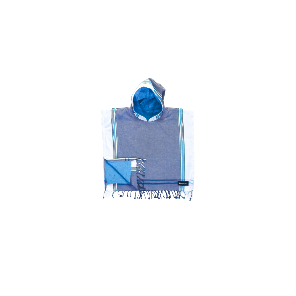 Tatu Blue Toto Kikoy Beach Top