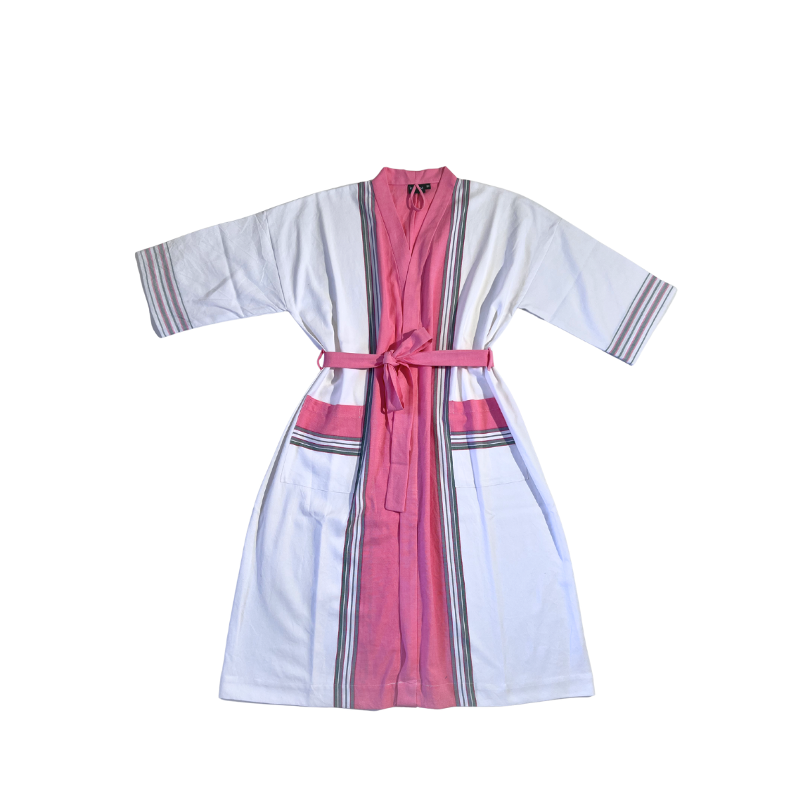 Malindi White Kikoy Robe