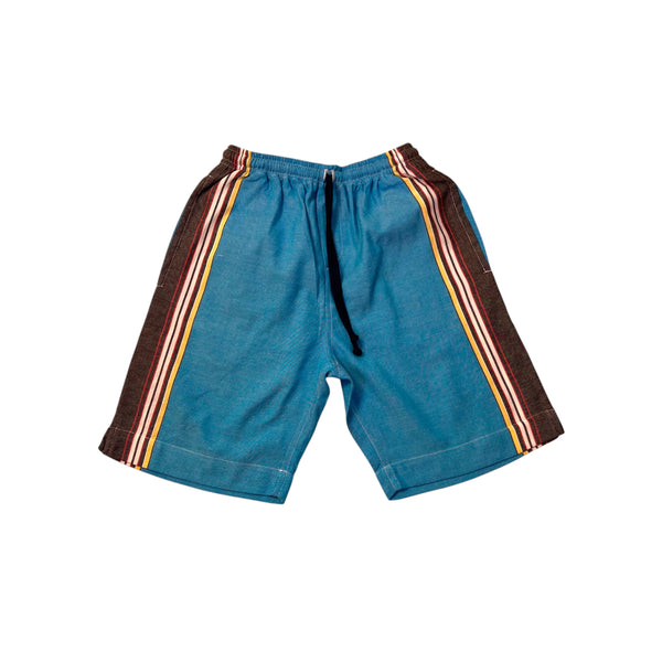 Watatu Turquoise Kikoy Bahari Shorts
