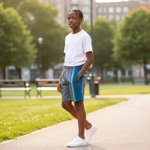 Kilifi Steel Grey Toto Kikoy Shorts