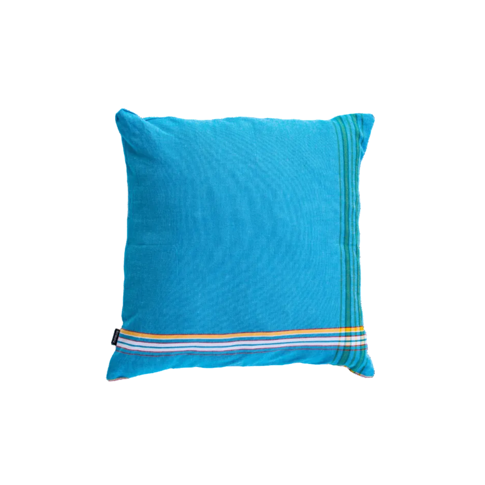 Waridi Turquoise Small Kikoy Cushion